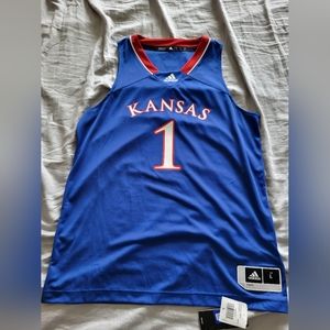NWT Kansas Jayhawks #1 Jersey L